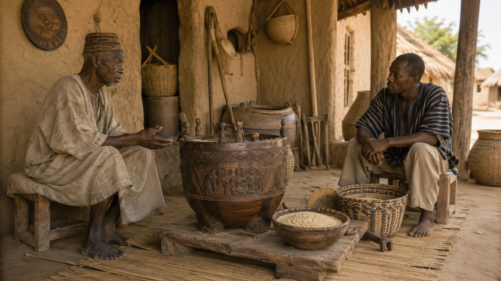 Dogon Millet Harvest Offering Abundance Dogon Millet Harvest Offering Abundance