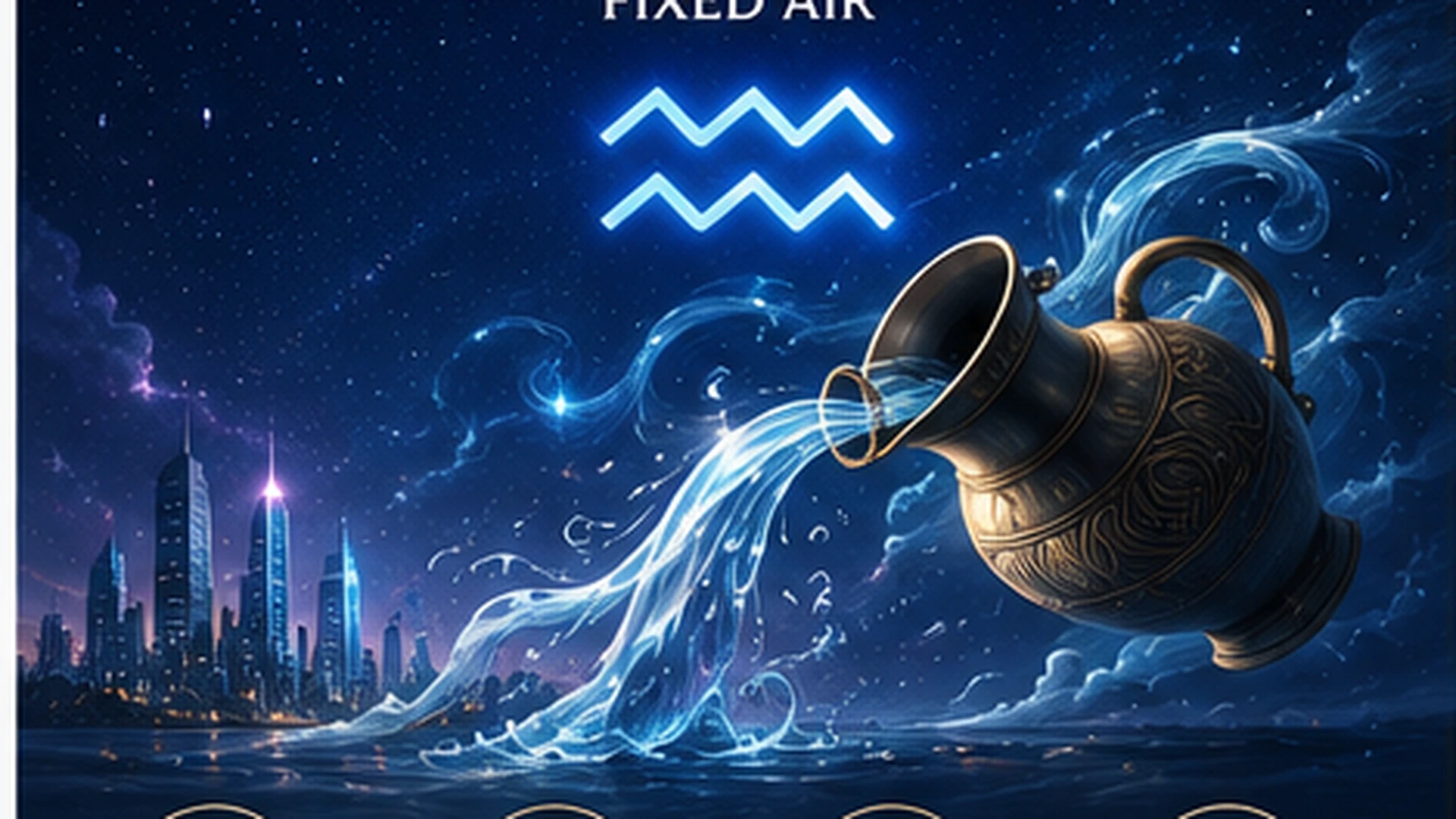 Aquarius Fixed Air Water Bearer Traits