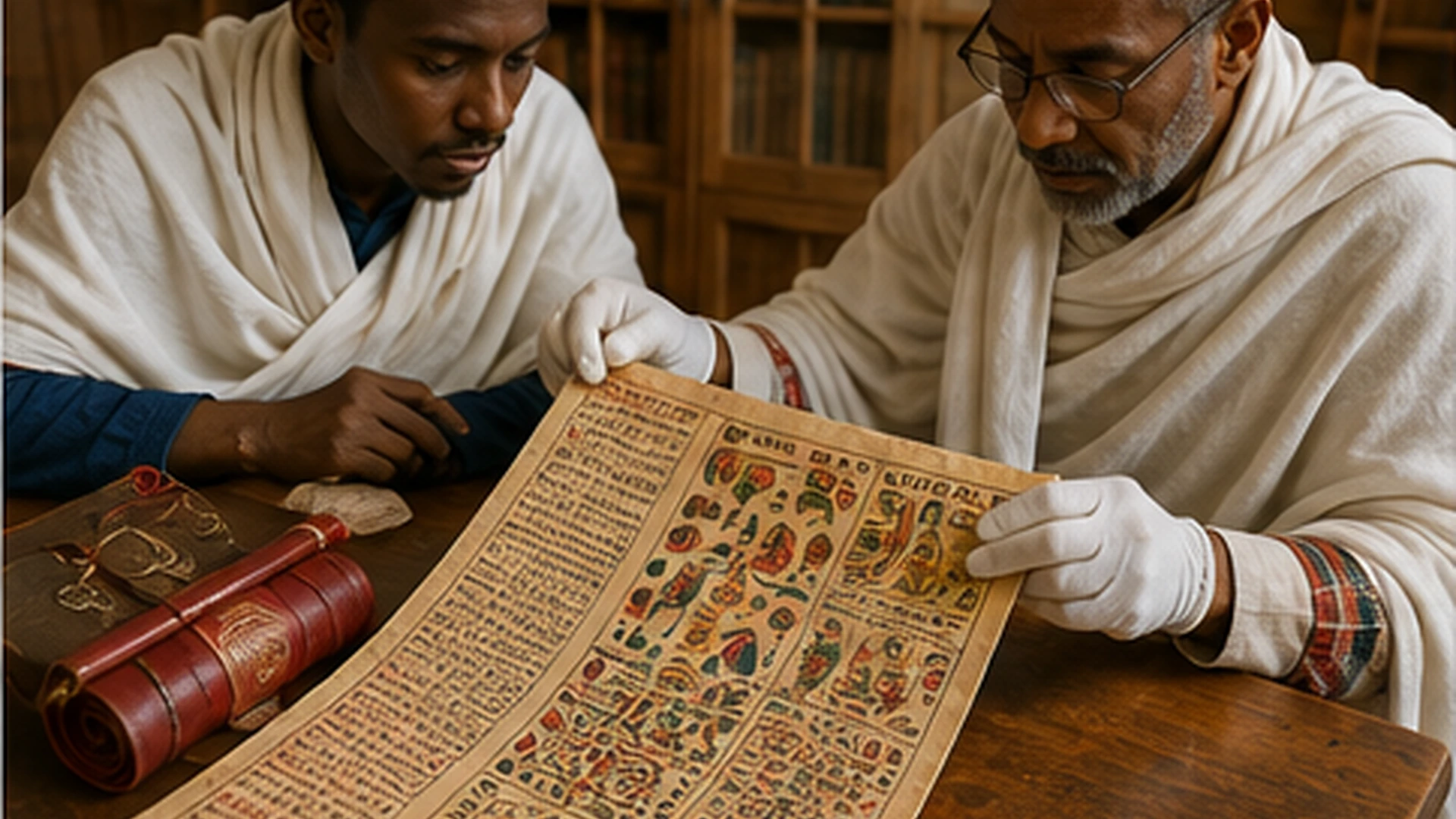 4 Ethiopian Healing Scroll Talisman Study