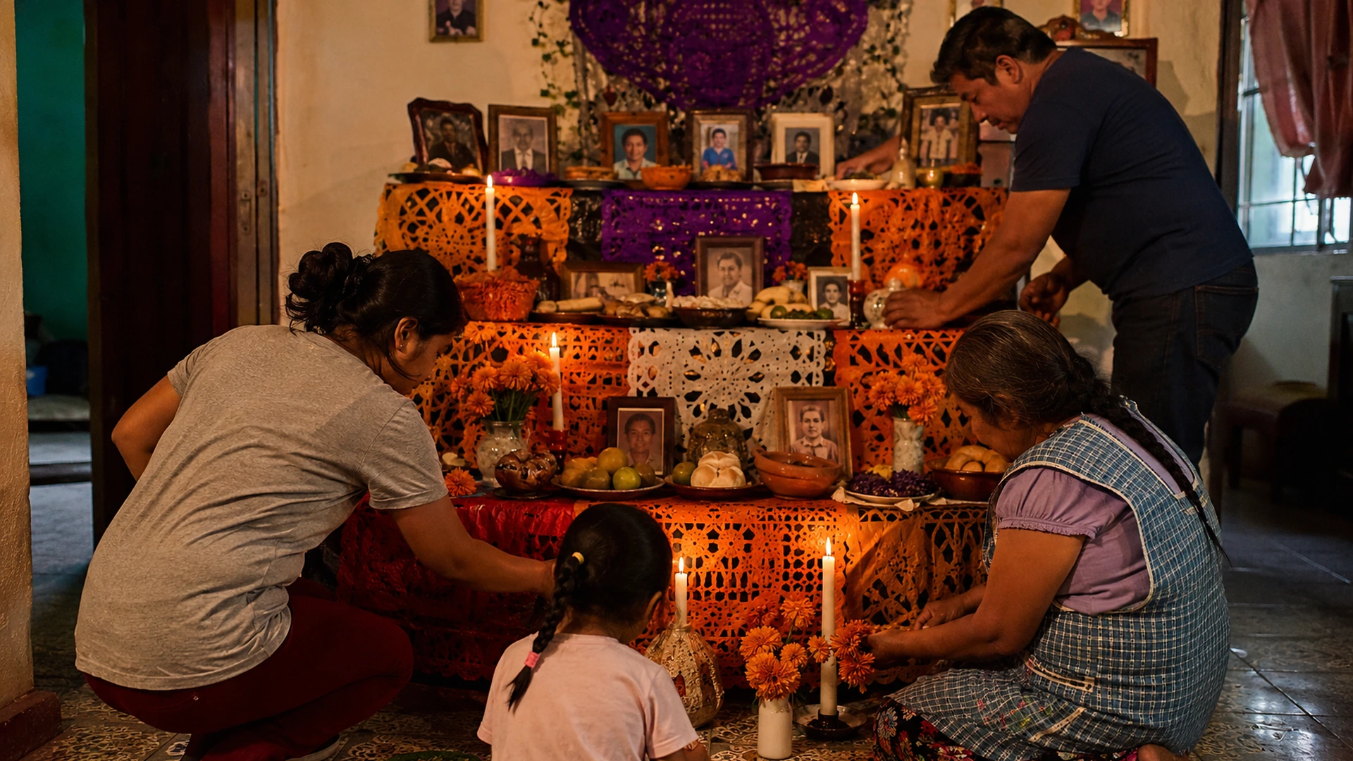 Dia De Muertos Family Ancestor Remembrance