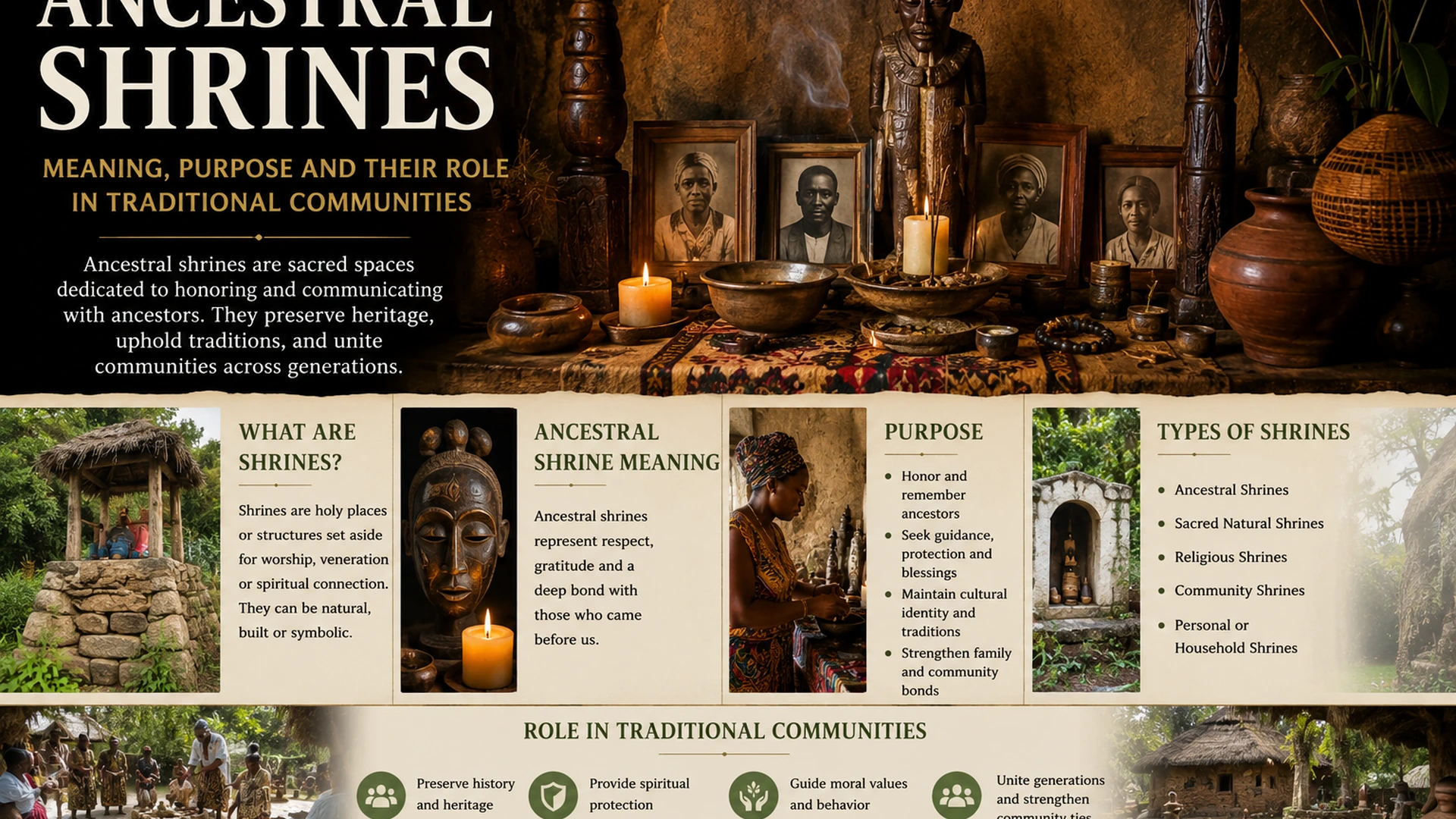 Ancestral Shrines Meaning Community Role
