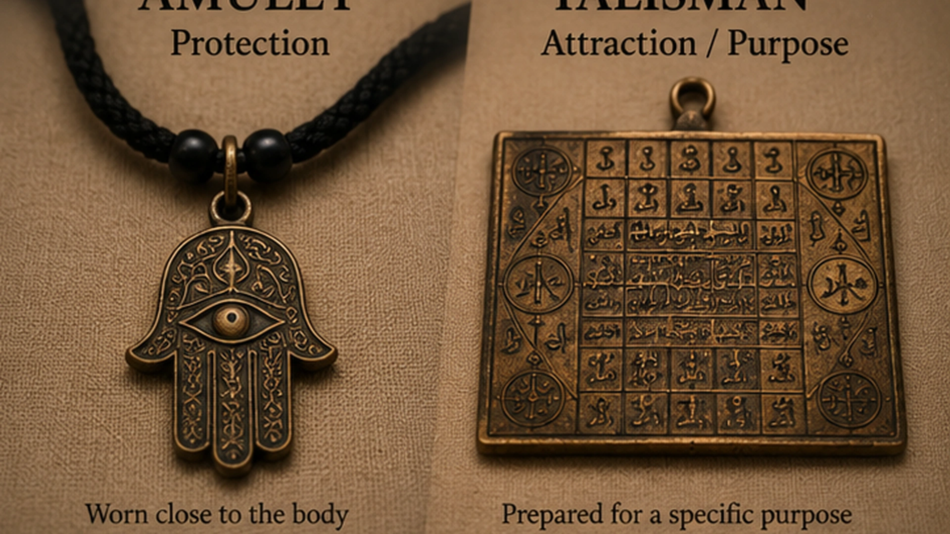 02 Amulet Versus Talisman Object Comparison 02 Amulet Versus Talisman Object Comparison