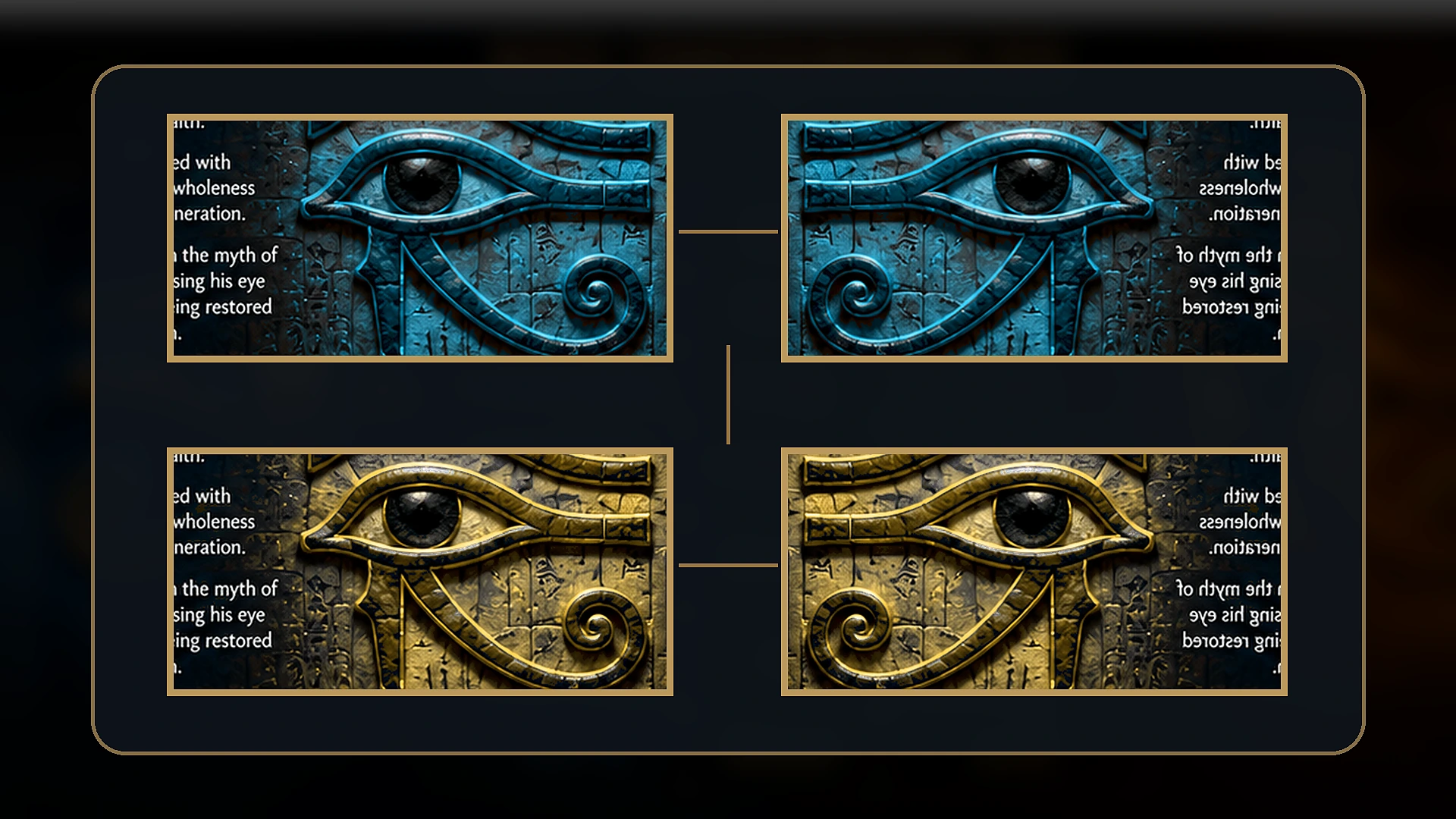 Wedjat Left Right Direction Comparison