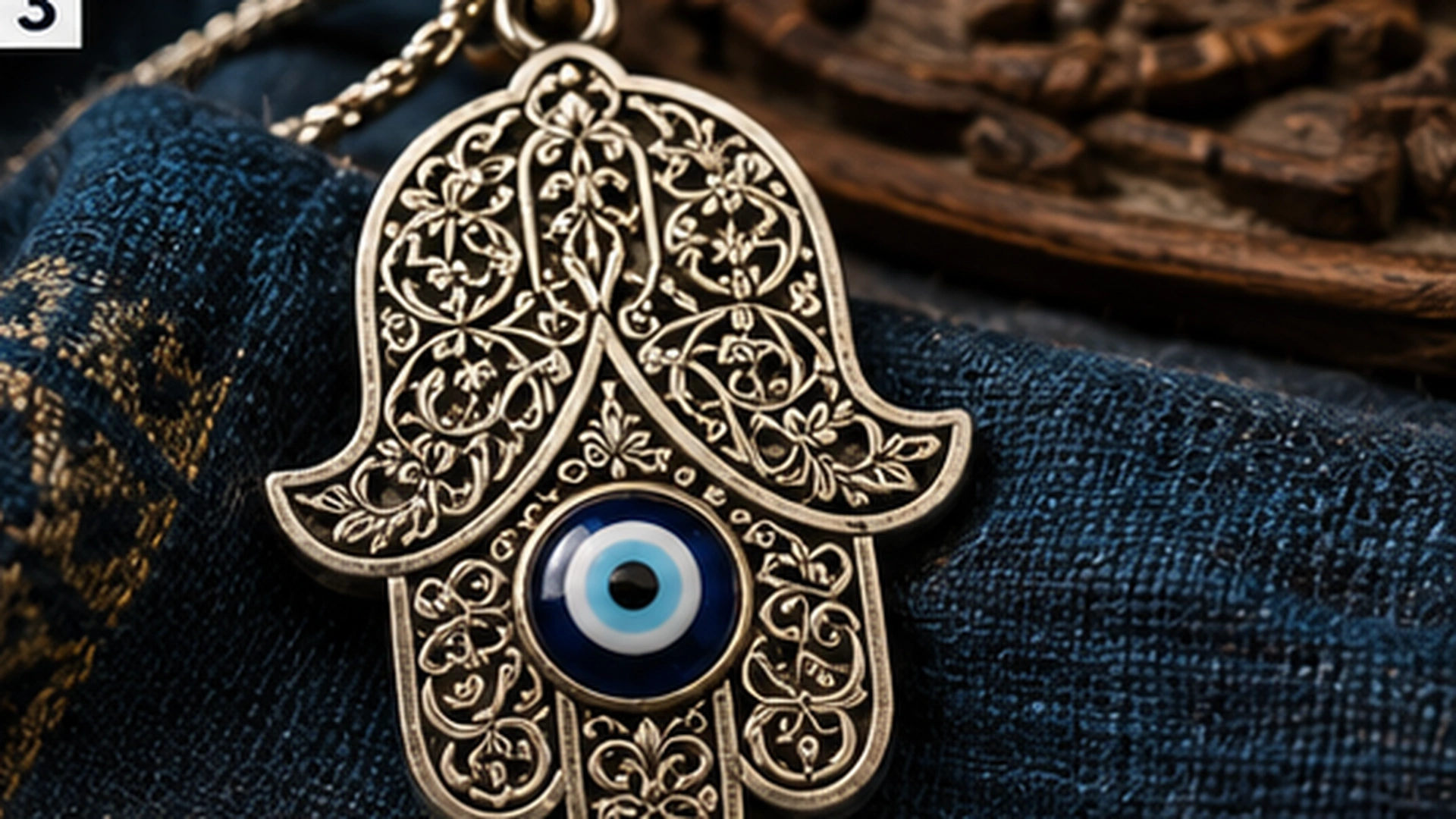 Moroccan Khamsa Eye Protection Amulet