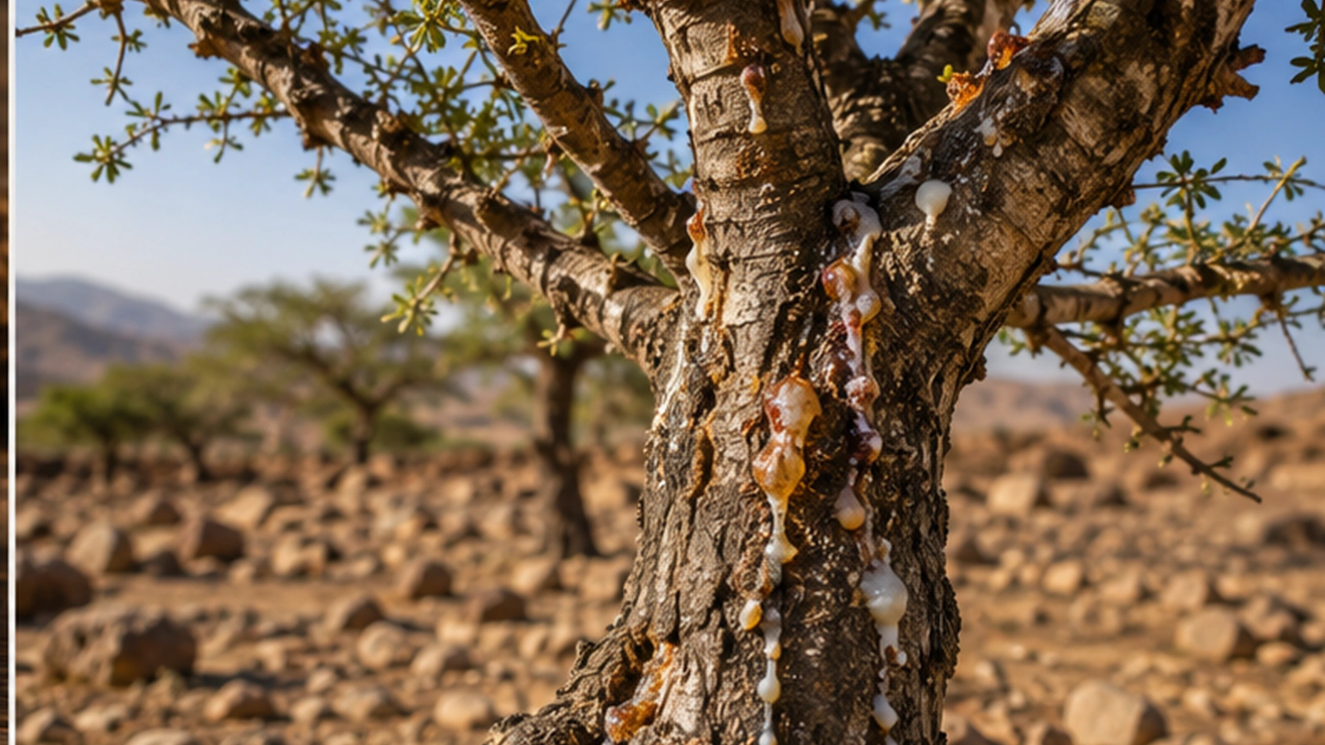 02 Boswellia Frankincense Resin Tree 02 Boswellia Frankincense Resin Tree