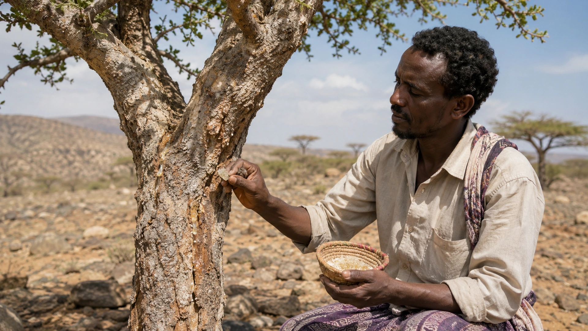 02 Frankincense Resin Harvesting Horn Of Africa 02 Frankincense Resin Harvesting Horn Of Africa