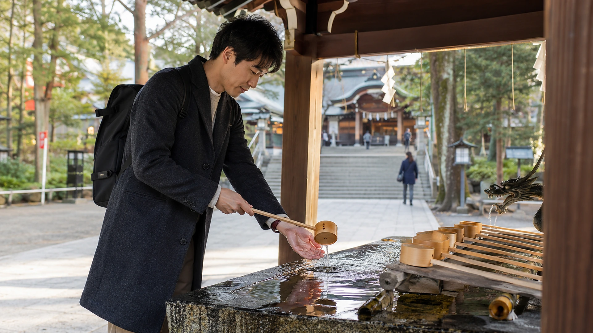 Shinto Temizu Purification Before Worship Shinto Temizu Purification Before Worship