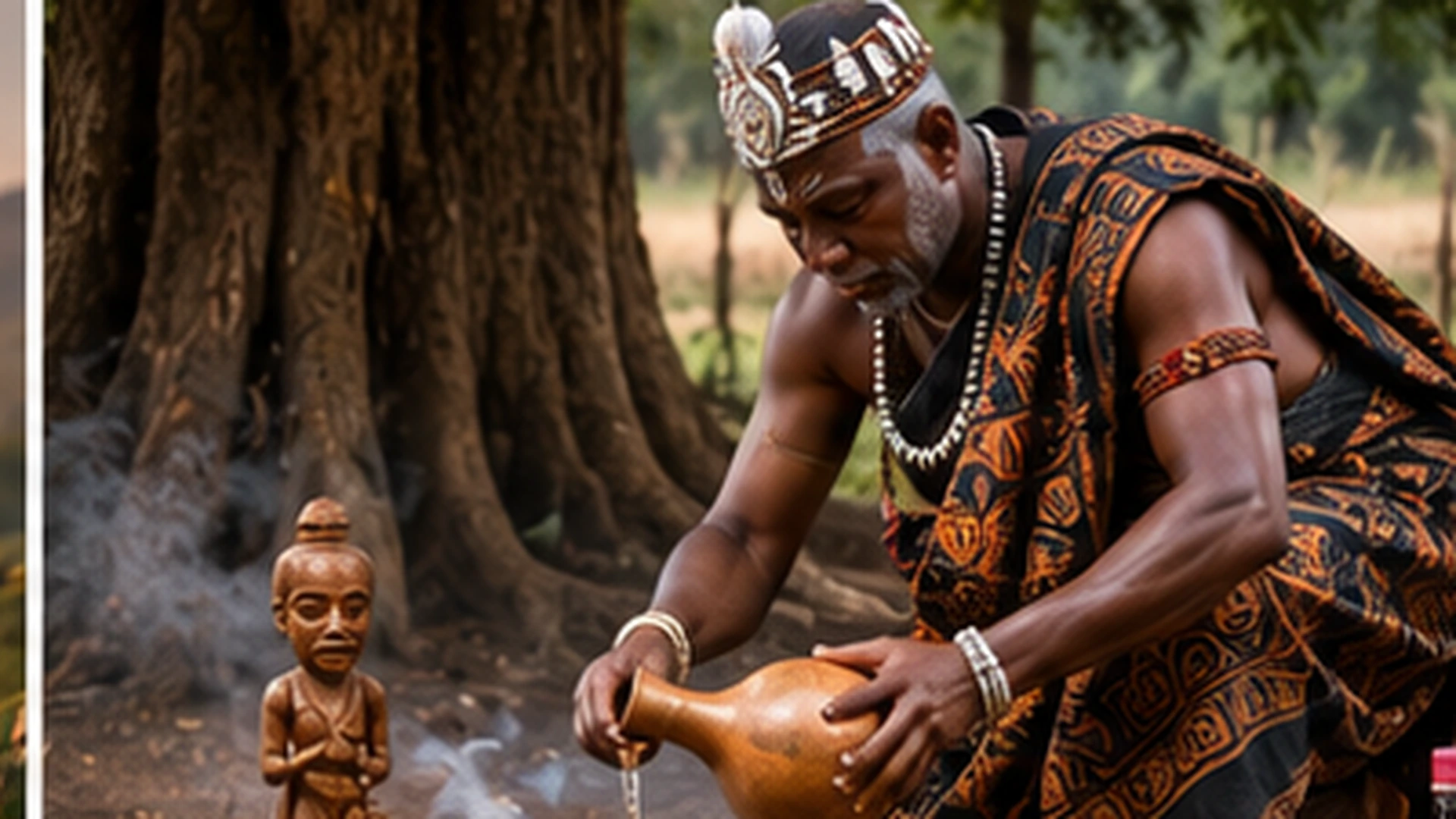 African Land Blessing Libation Ghana African Land Blessing Libation Ghana
