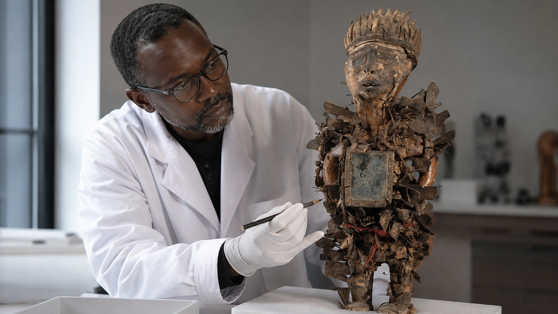 05 Kongo Nkisi Protective Power Object 05 Kongo Nkisi Protective Power Object