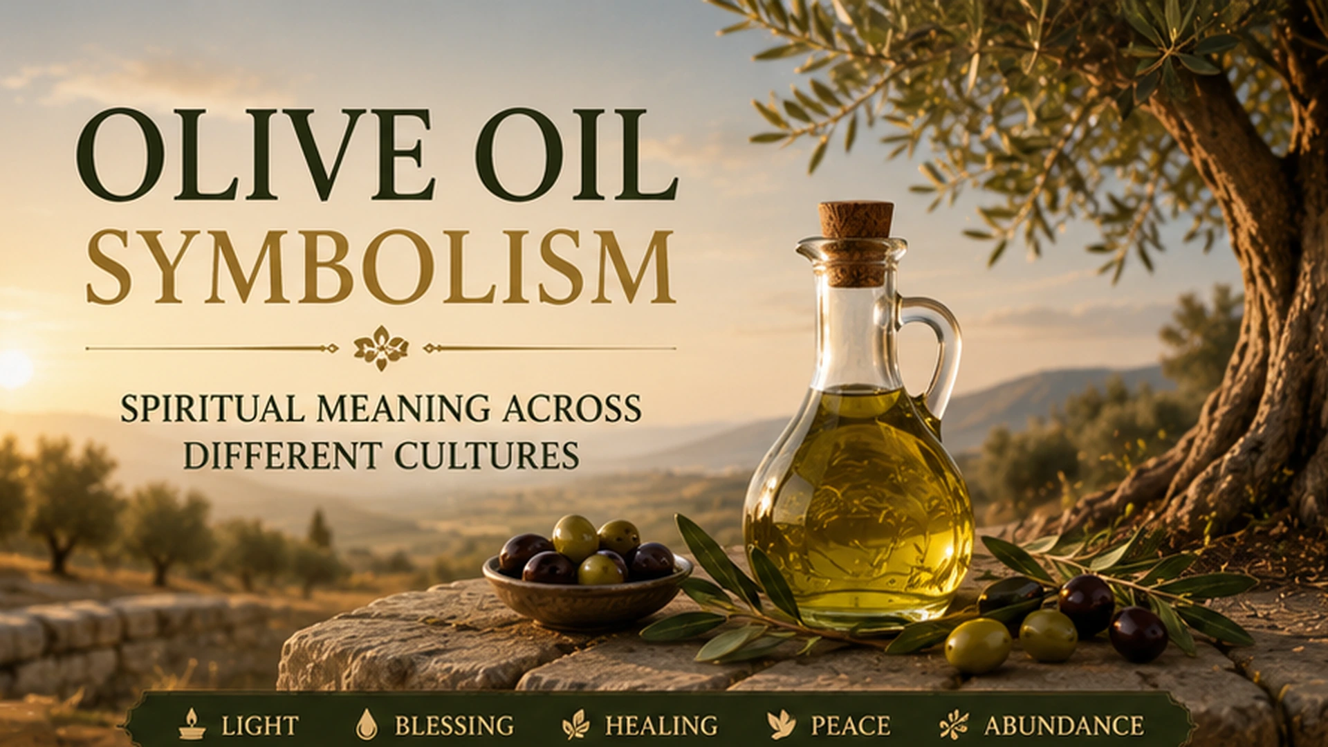 Olive Oil Symbolism Spiritual Meaning