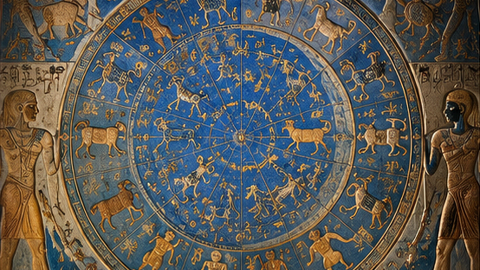 04 Dendera Zodiac Temple Ceiling Relief 04 Dendera Zodiac Temple Ceiling Relief