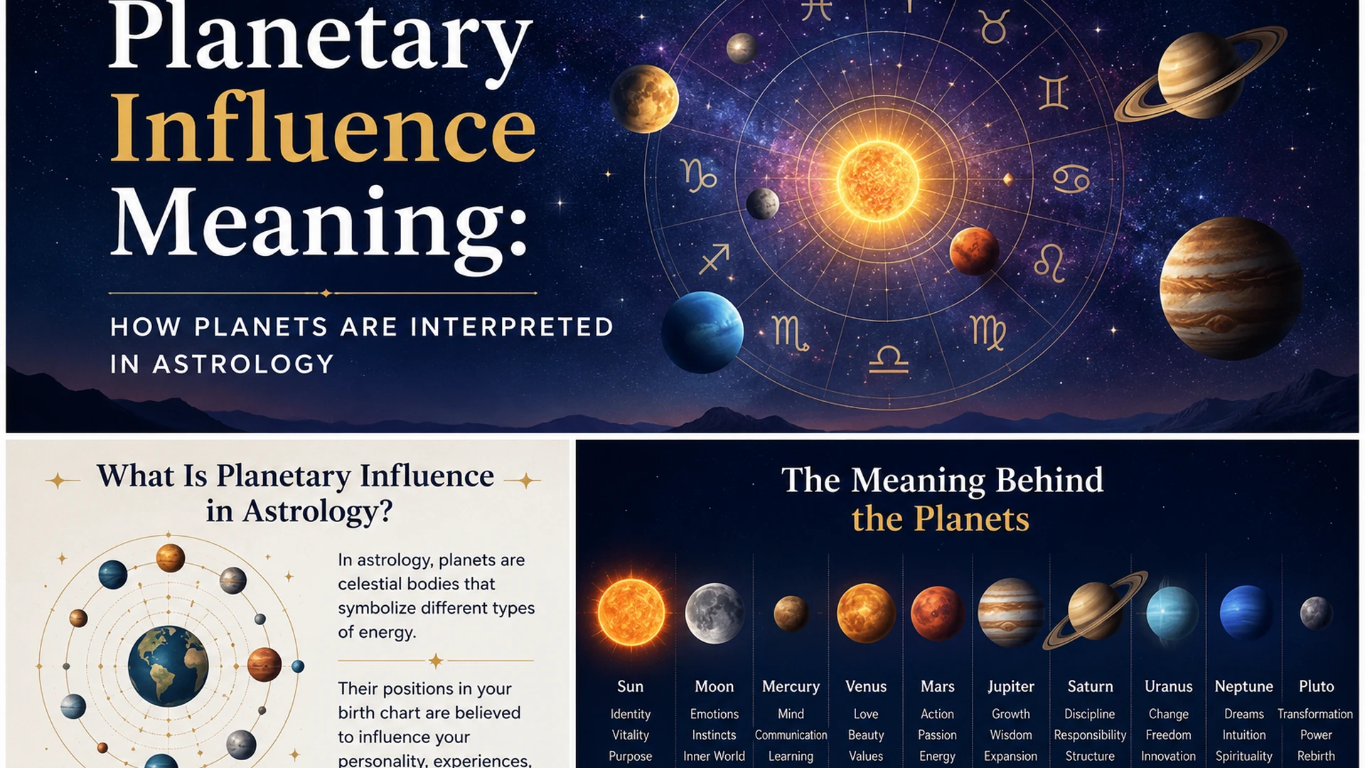 Planetary Influence Meaning Astrology