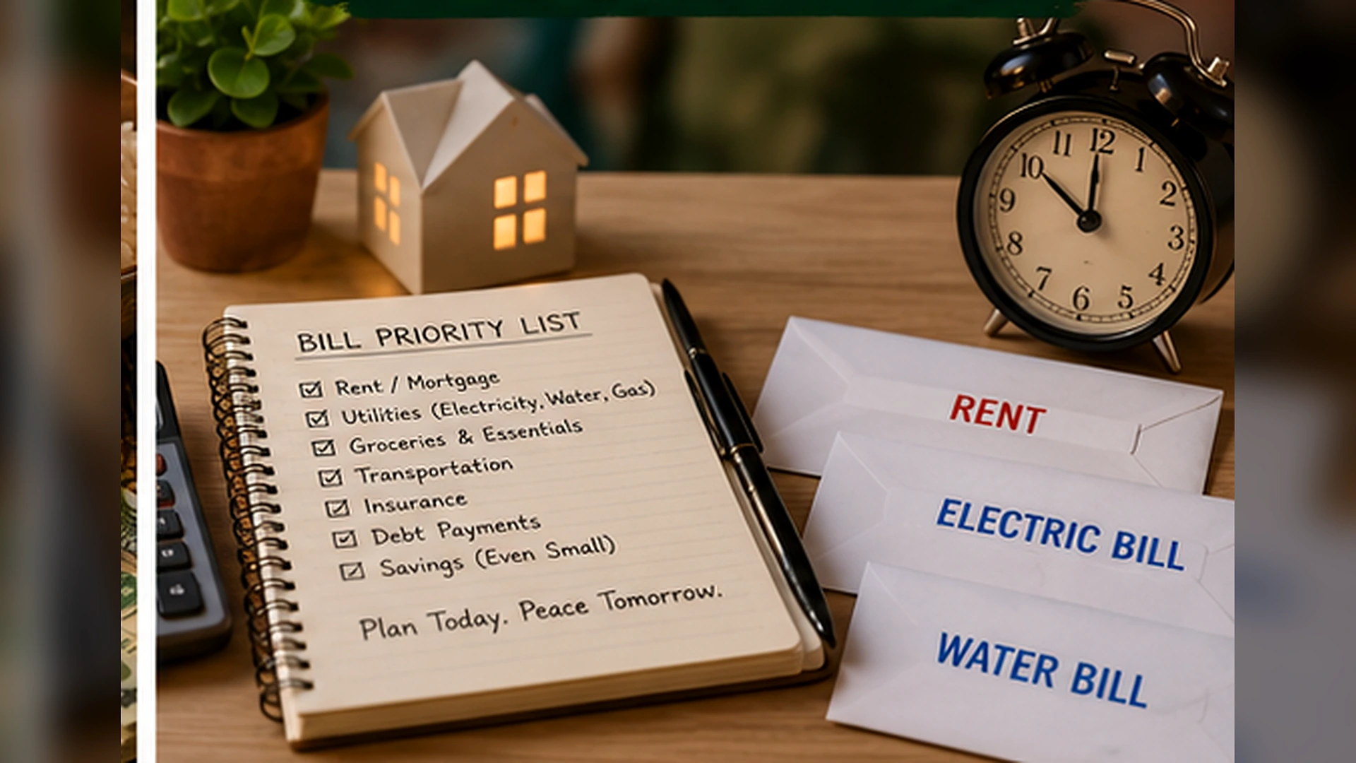 Financial Relief Ritual Bill Priority Call