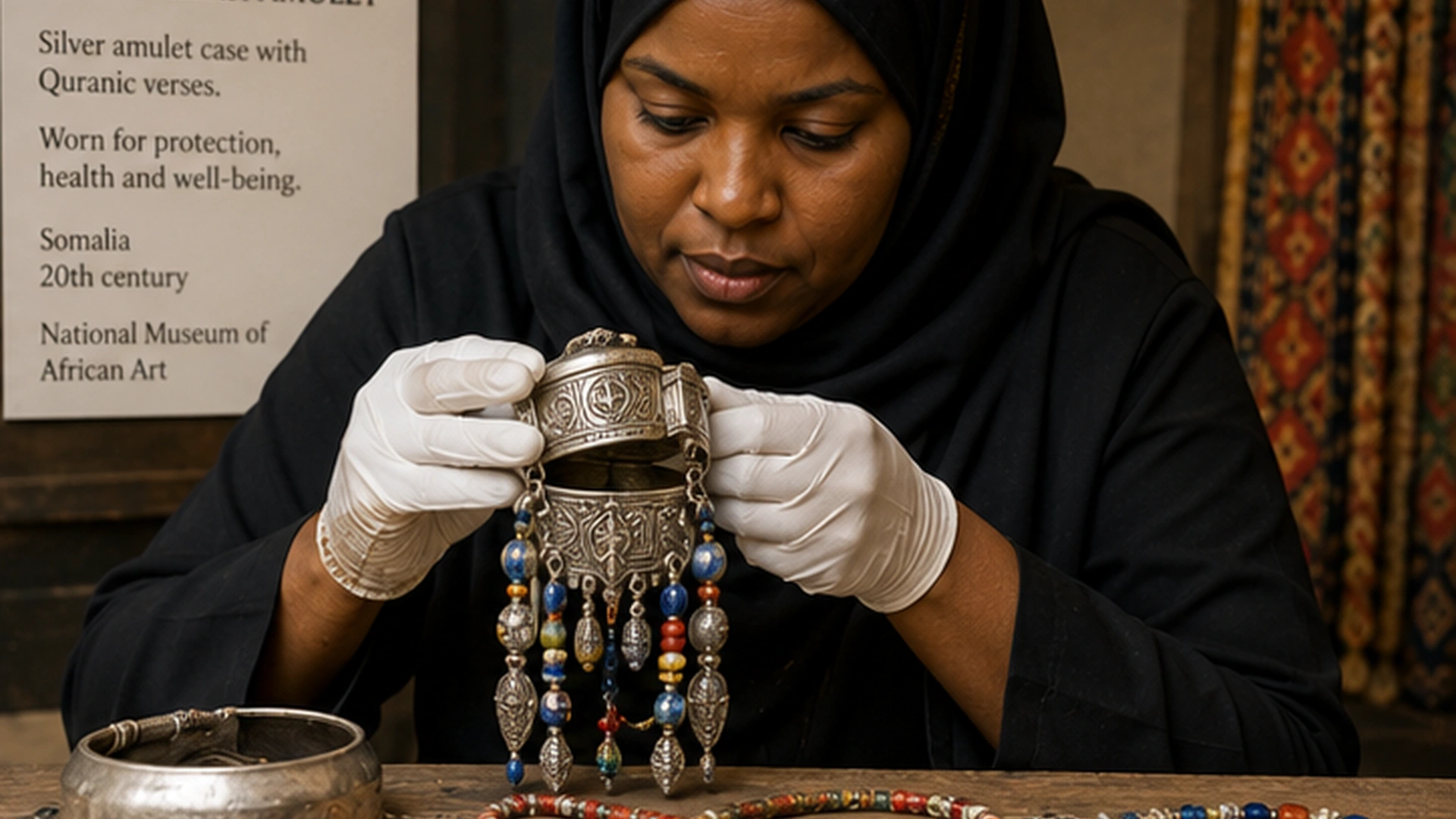 02 Somali Hersi Amulet Jewelry Conservation 02 Somali Hersi Amulet Jewelry Conservation
