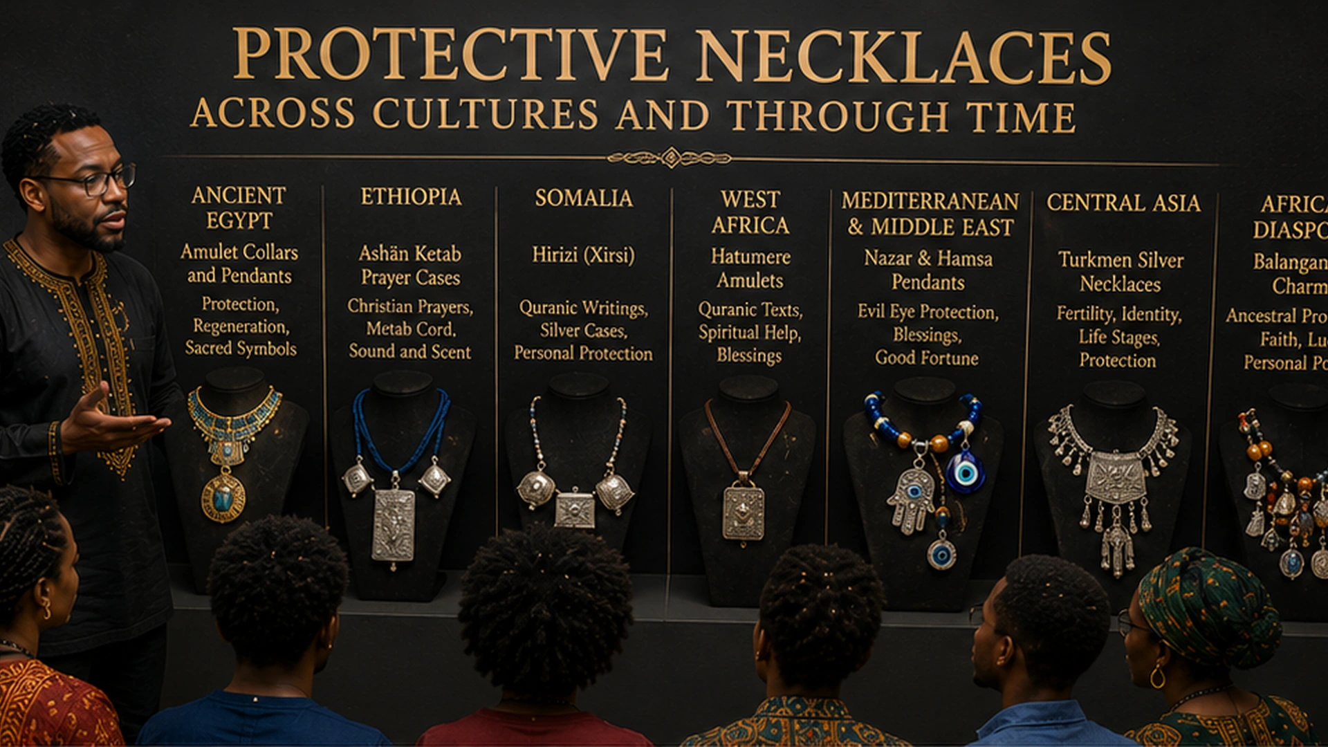01 Protective Necklaces Across Cultures Museum Overview 01 Protective Necklaces Across Cultures Museum Overview