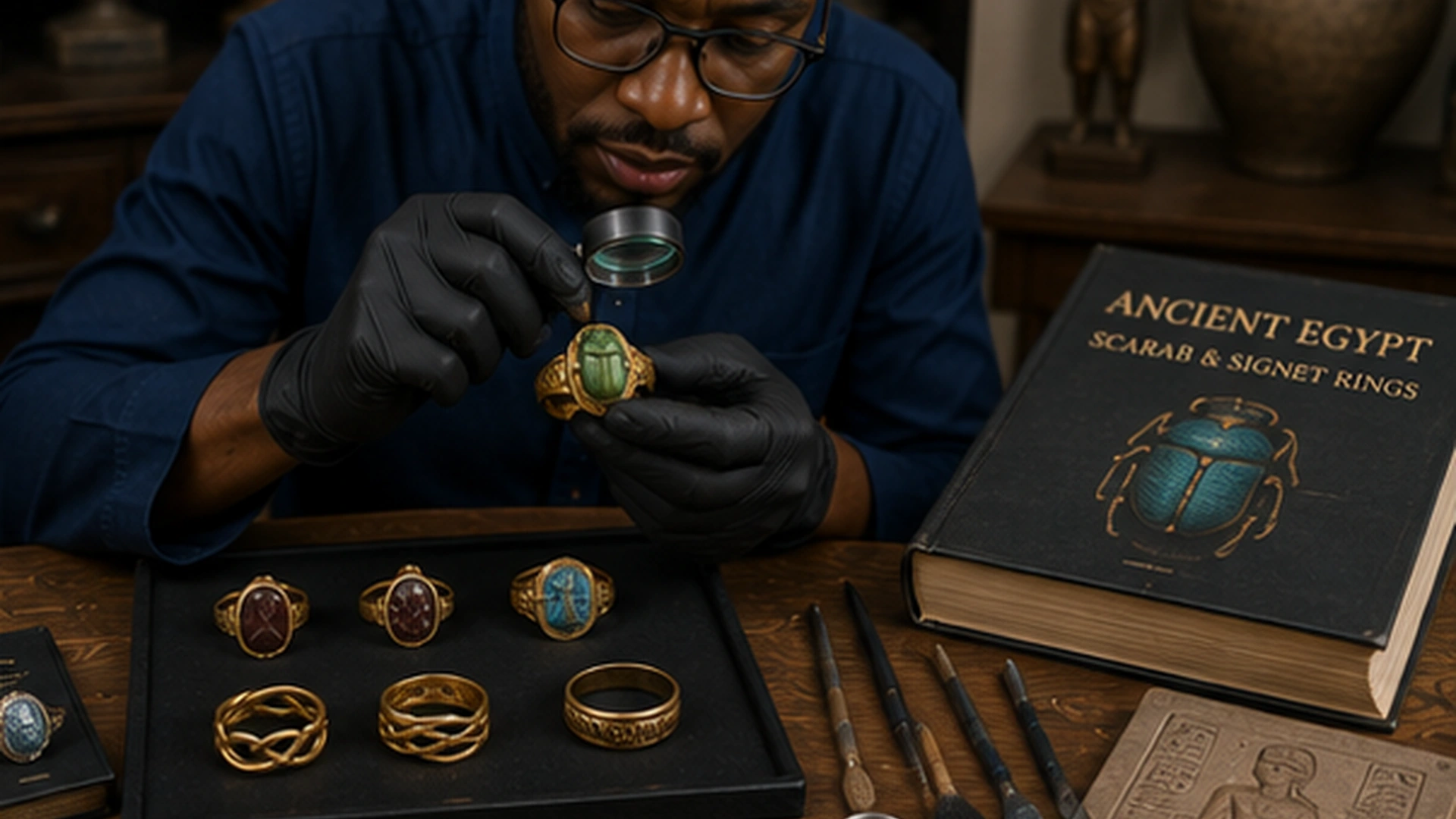 02 Ancient Scarab And Signet Ring Conservation 02 Ancient Scarab And Signet Ring Conservation