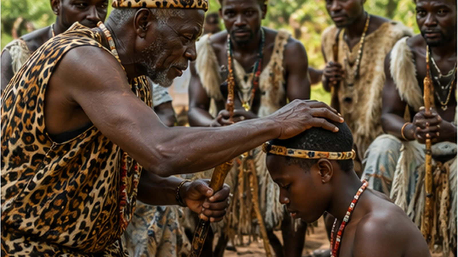 03 Elder Performing Initiation Rite Of Passage African Tradition 03 Elder Performing Initiation Rite Of Passage African Tradition