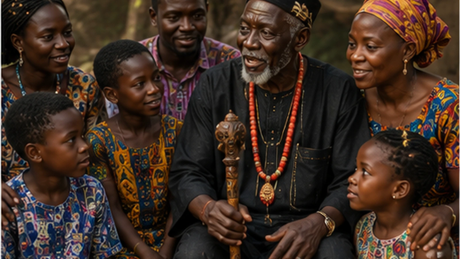 05 Elder Telling Stories To Family Preserving Cultural Heritage 05 Elder Telling Stories To Family Preserving Cultural Heritage