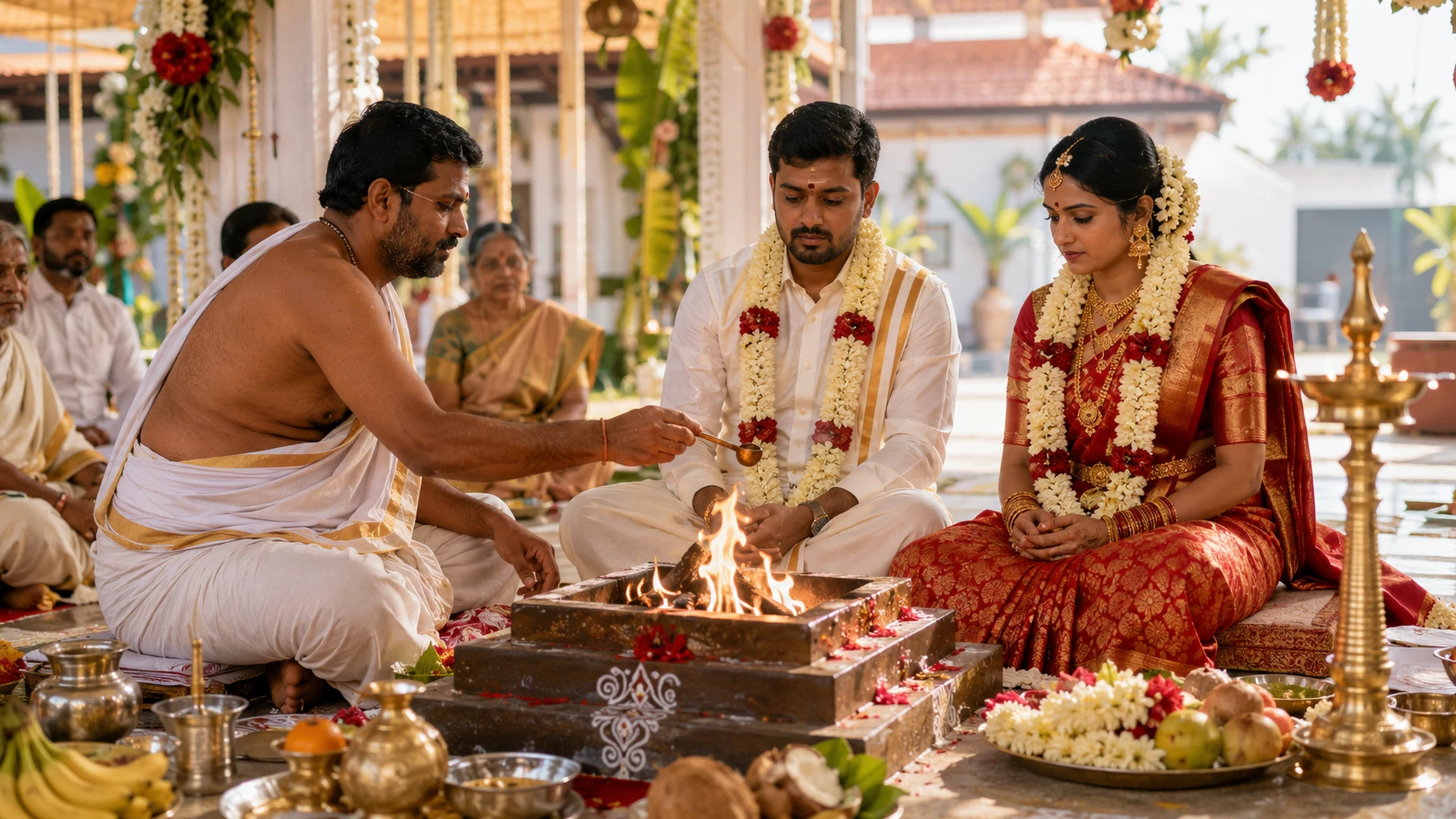 Agni Hindu Sacred Fire Wedding Ritual