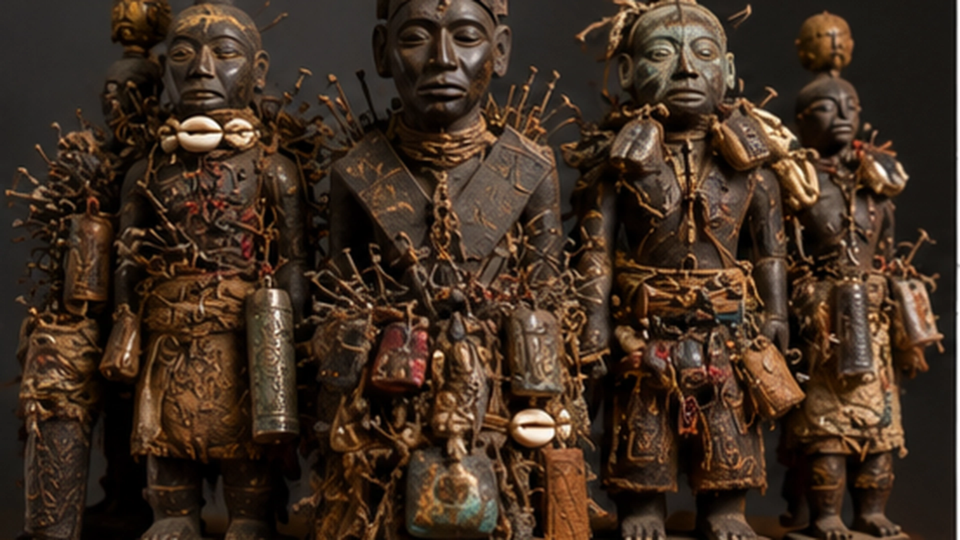 03 Kongo Minkisi Power Figures And Bound Materials 03 Kongo Minkisi Power Figures And Bound Materials