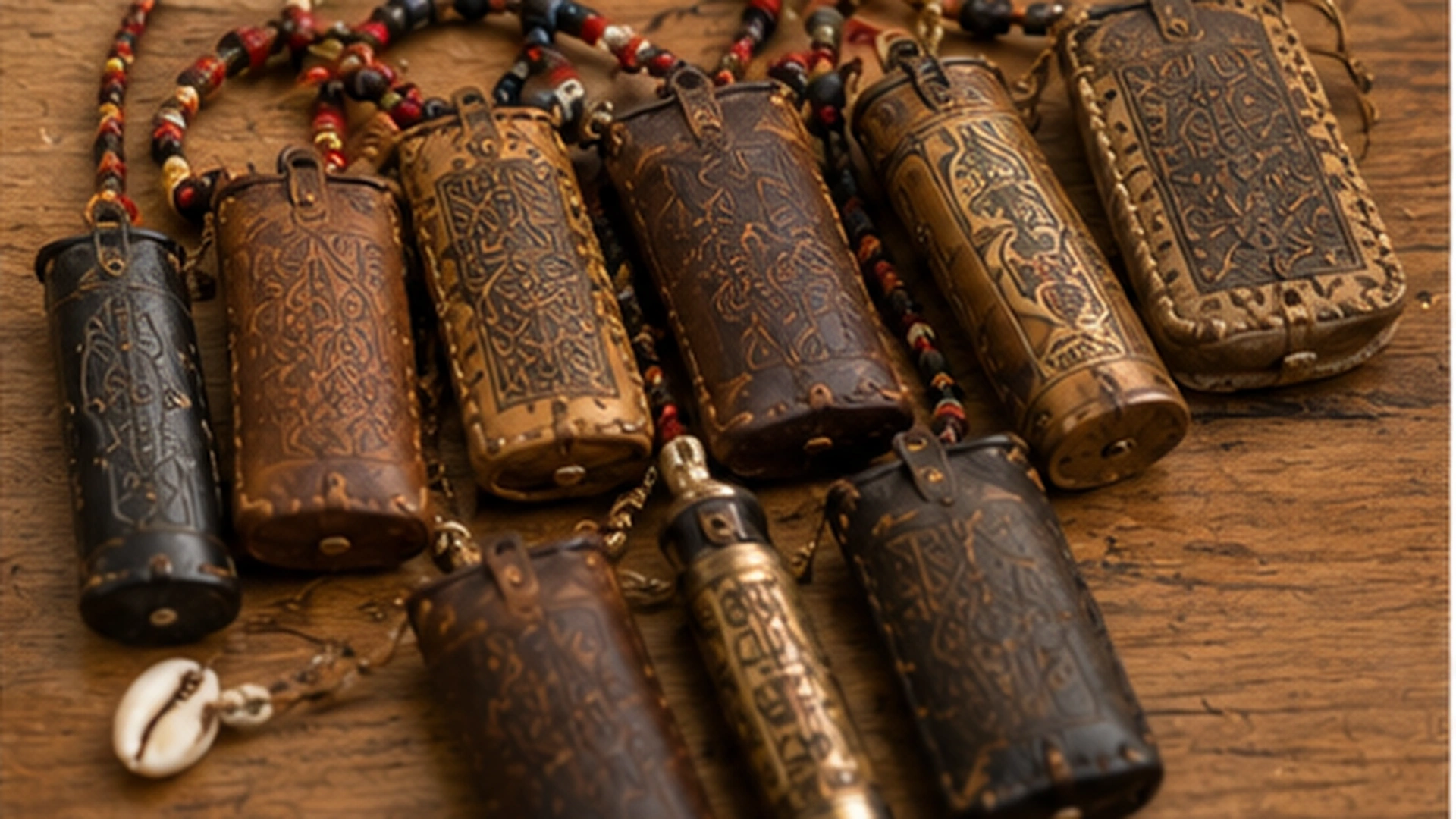 04 African Amulet Cases Cords And Protective Objects 04 African Amulet Cases Cords And Protective Objects
