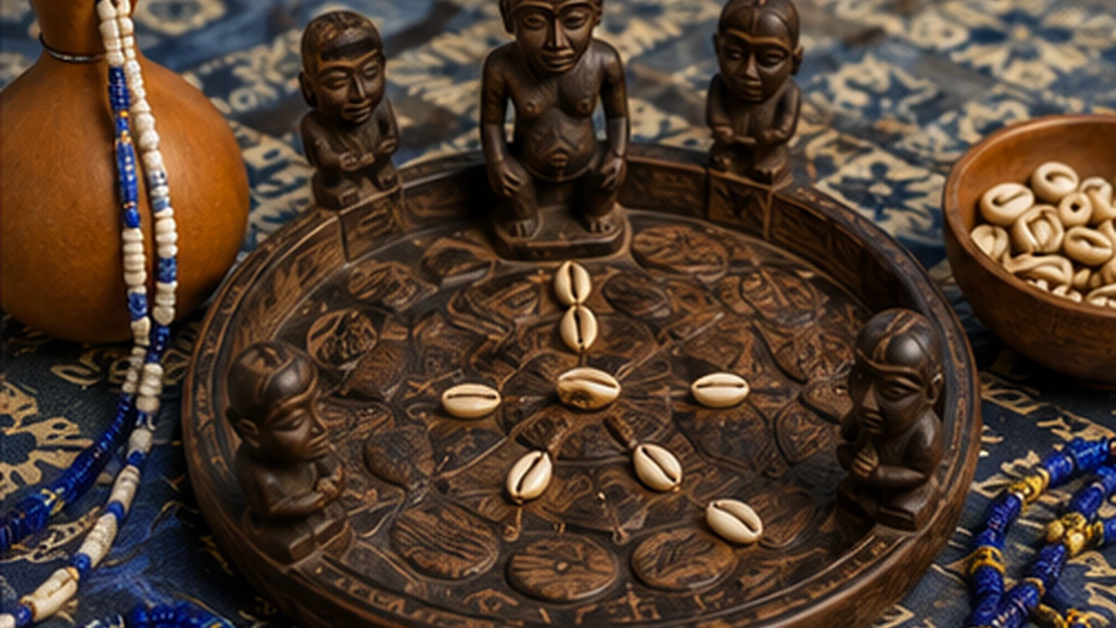 03 Yoruba Ifa Divination Tray Opon Ifa Sacred Symbols 03 Yoruba Ifa Divination Tray Opon Ifa Sacred Symbols