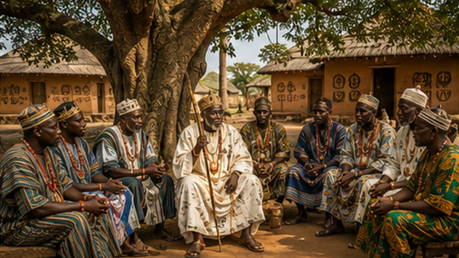 03 Council Of Elders Advising King Ancient African Kingdom 03 Council Of Elders Advising King Ancient African Kingdom