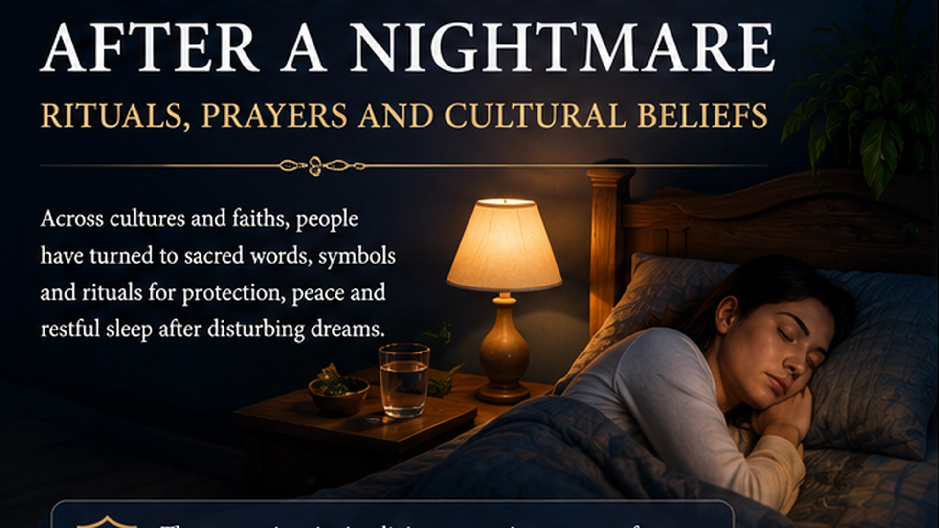 Spiritual Protection After Nightmare Rituals Prayers