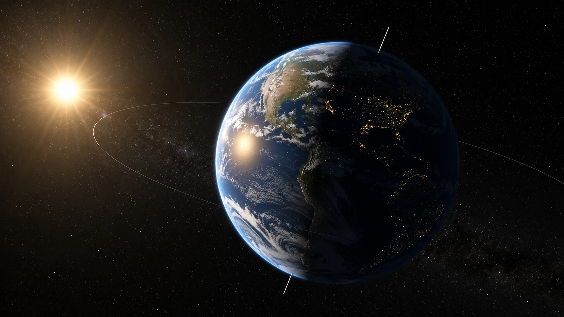 Summer Vs Winter Solstice Earth Sun