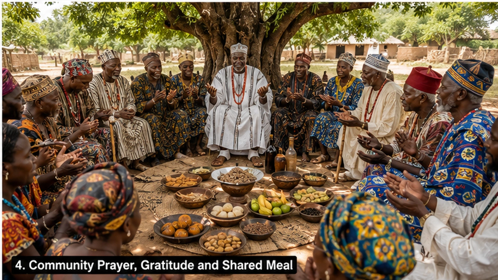 04 African Community Prayer Gratitude Shared Meal 04 African Community Prayer Gratitude Shared Meal