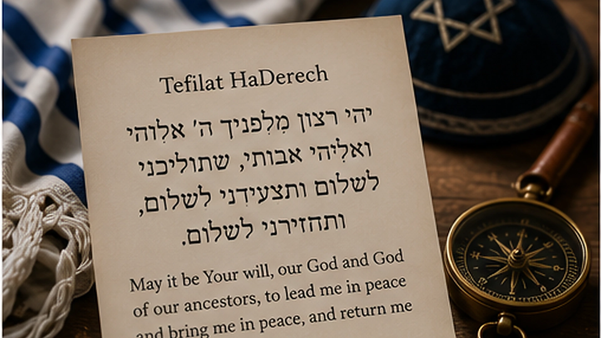 02 Jewish Travel Prayer Tefilat Haderech