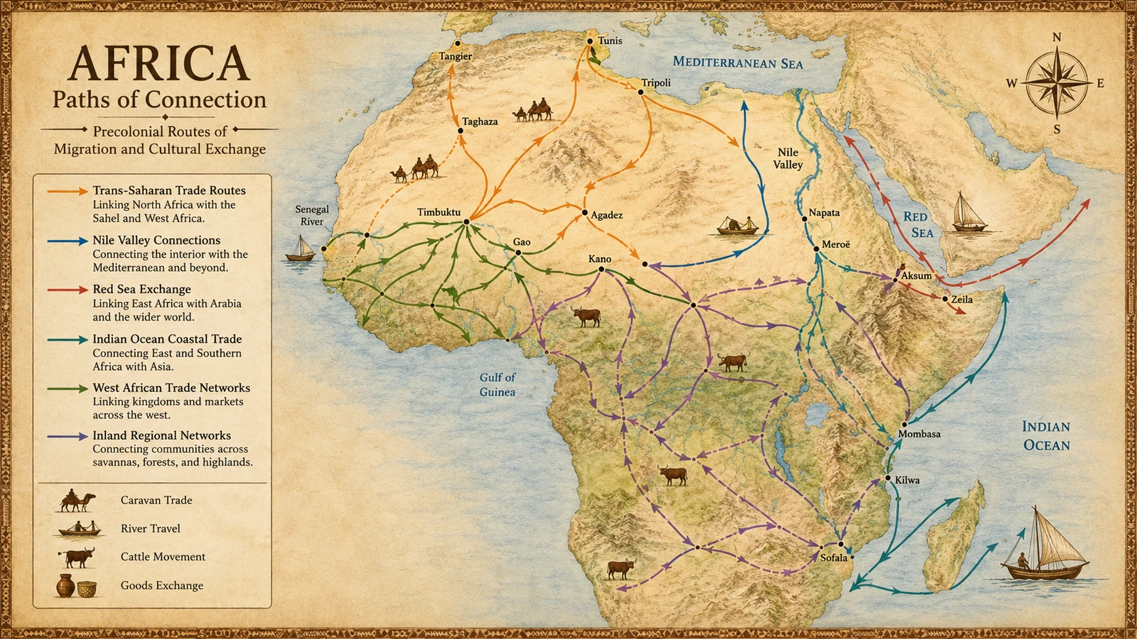 02 Historical African Trade Migration Routes 02 Historical African Trade Migration Routes
