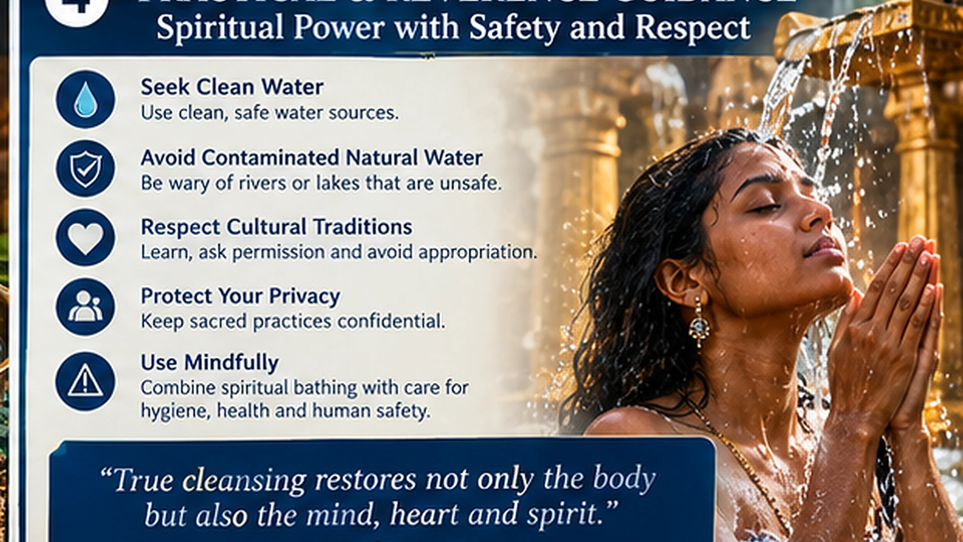 04 Water Cleansing Safety And Cultural Respect