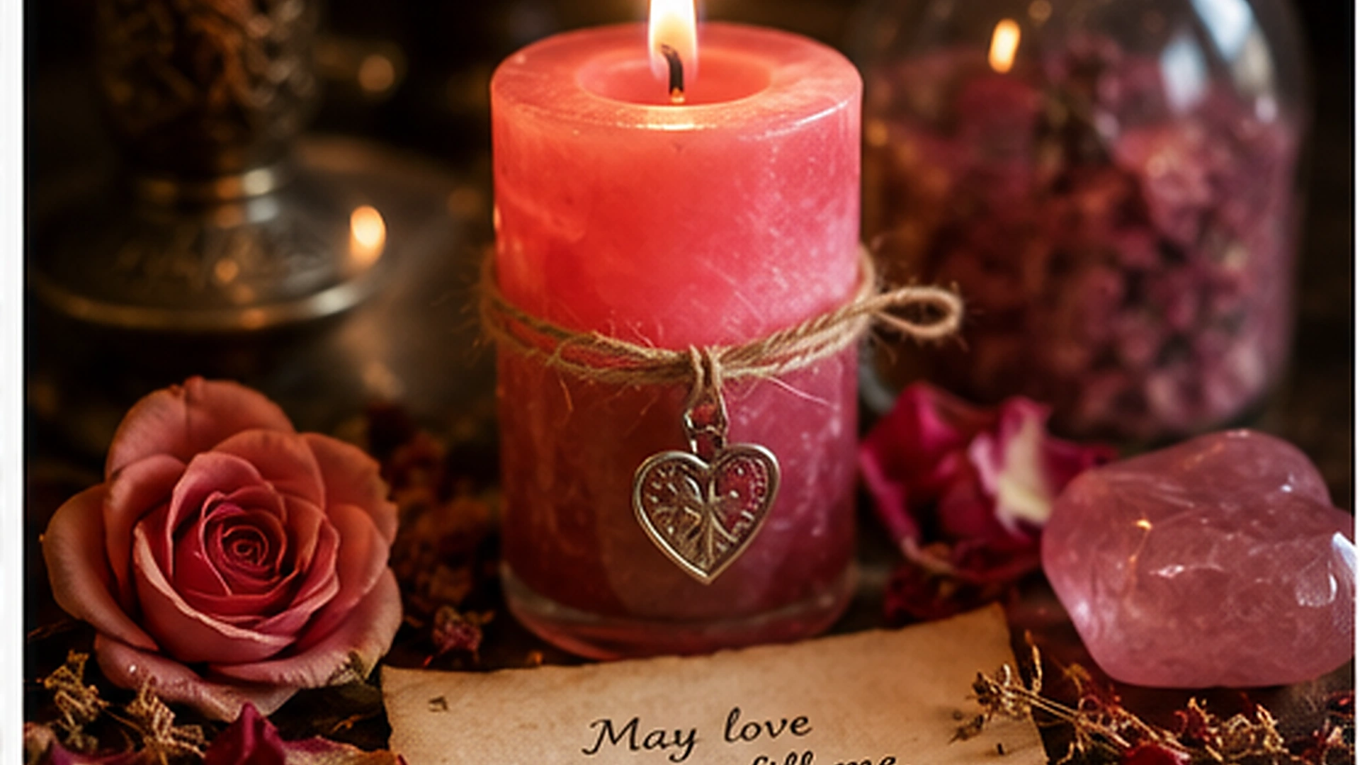 02 Love Spell Candle And Intention