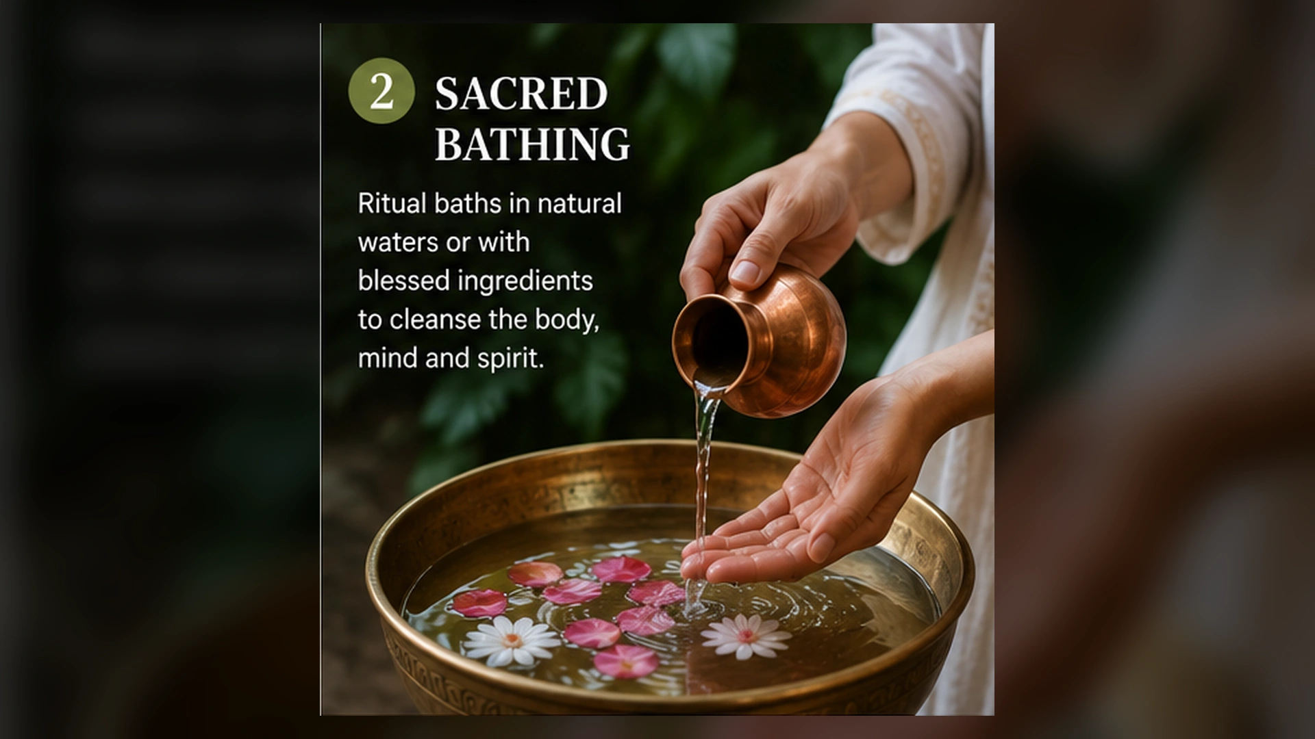 Spiritual Cleansing Sacred Bathing