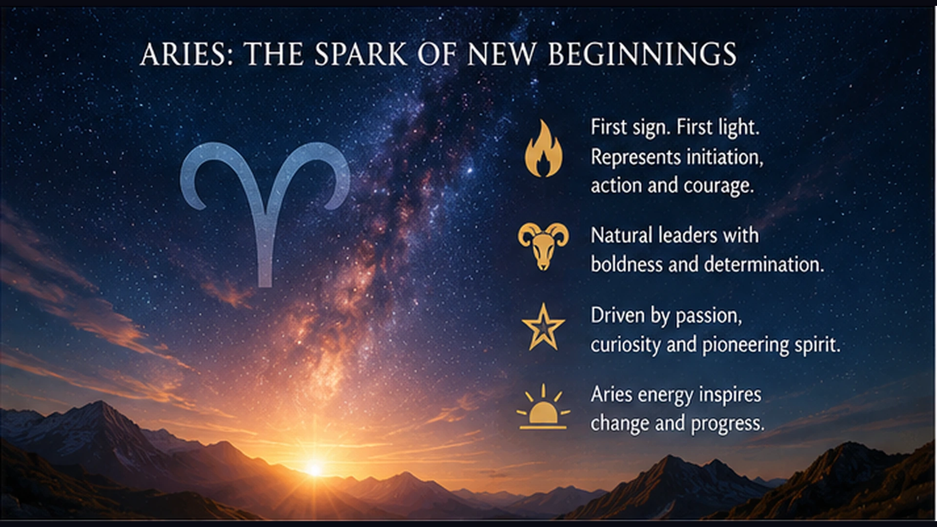 05 Aries New Beginnings